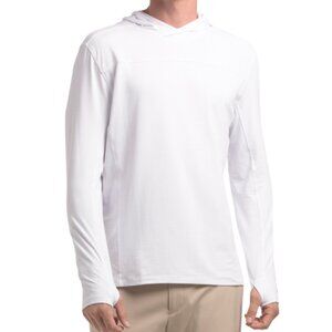 NWT IBKUL men’s UPF 50 white Cooling Hoodie